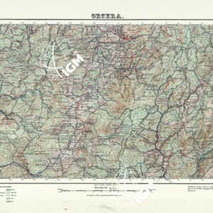 MAPA TOPOGRAFICO DE ESPANA - Orcera - Foglio 887