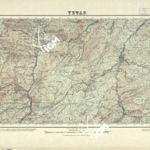 MAPA TOPOGRAFICO DE ESPANA - Yetas - Foglio 888