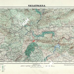 MAPA TOPOGRAFICO DE ESPANA - Calasparra - Foglio 890