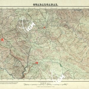 MAPA TOPOGRAFICO DE ESPANA - Guadalcanal - Foglio 899