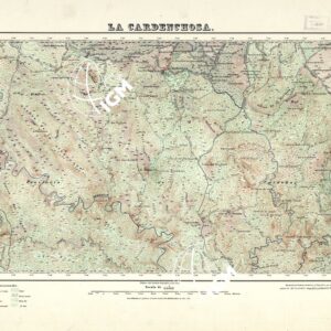 MAPA TOPOGRAFICO DE ESPANA - La Cardenchosa - foglio 900