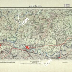 MAPA TOPOGRAFICO DE ESPANA - Andujar - Foglio 904