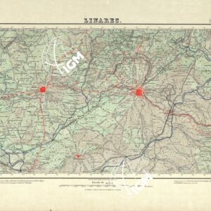 MAPA TOPOGRAFICO DE ESPANA - Linares - Foglio 905