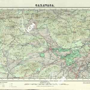 MAPA TOPOGRAFICO DE ESPANA - Caravaca - Foglio 910