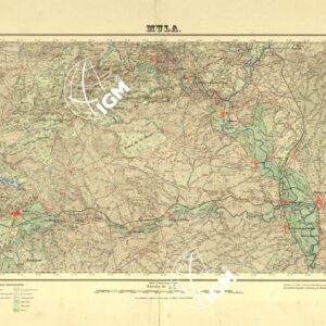 MAPA TOPOGRAFICO DE ESPANA - Mula - Foglio 912