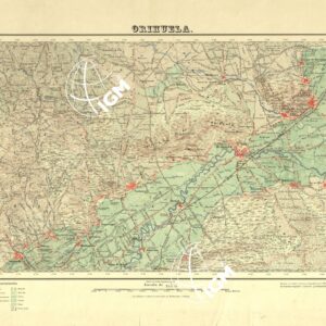 MAPA TOPOGRAFICO DE ESPANA - Orihuela - Foglio 913