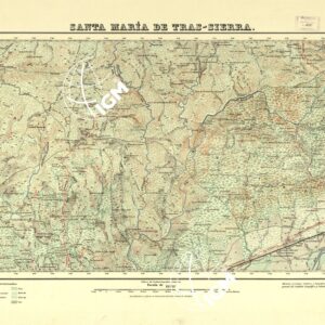 MAPA TOPOGRAFICO DE ESPANA - Santa Maria de Tras-Sierra - Foglio 922