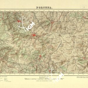 MAPA TOPOGRAFICO DE ESPANA - Porcuna - Foglio 925