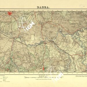 MAPA TOPOGRAFICO DE ESPANA - Baeza - Foglio 927