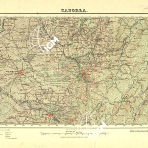 MAPA TOPOGRAFICO DE ESPANA - Carzola - Foglio 928