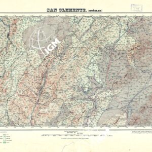MAPA TOPOGRAFICO DE ESPANA - San Clemente - Foglio 929