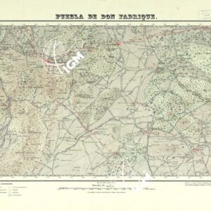 MAPA TOPOGRAFICO DE ESPANA - Puebla de Don Fabrique - Foglio 930