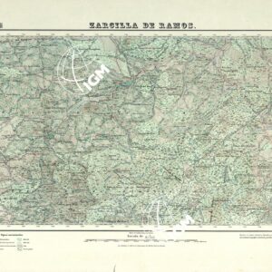 MAPA TOPOGRAFICO DE ESPANA - Zarcilla de Ramos - Foglio 931