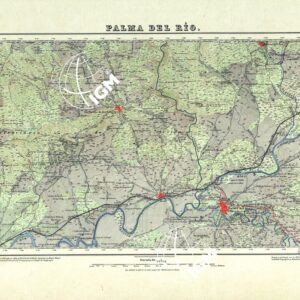 MAPA TOPOGRAFICO DE ESPANA - Palma del Rio - Foglio 942