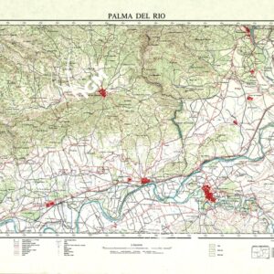 MAPA TOPOGRAFICO DE ESPANA - Palma del Rio - Foglio 942