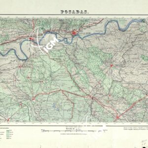 MAPA TOPOGRAFICO DE ESPANA - Posadas - Foglio 943