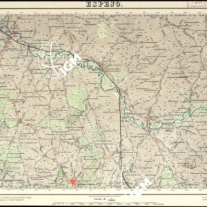 MAPA TOPOGRAFICO DE ESPANA - Espejo - Foglio 944