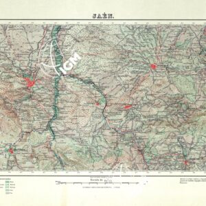MAPA TOPOGRAFICO DE ESPANA - Jaen - Foglio 947