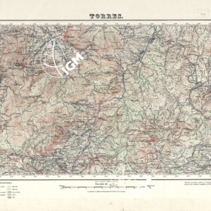 MAPA TOPOGRAFICO DE ESPANA - Torres - Foglio 942