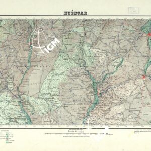 MAPA TOPOGRAFICO DE ESPANA - Huescar - Foglio 950