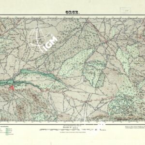 MAPA TOPOGRAFICO DE ESPANA - Orce - Foglio 951