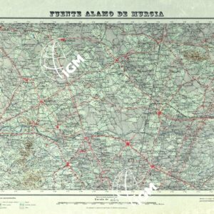 MAPA TOPOGRAFICO DE ESPANA - Fuente Alamo de Murcia - Foglio 955
