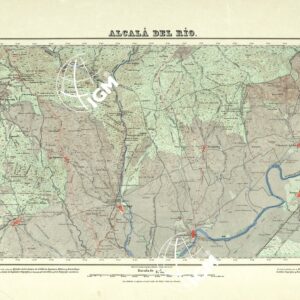 MAPA TOPOGRAFICO DE ESPANA - Alcala del Rio - Foglio 962