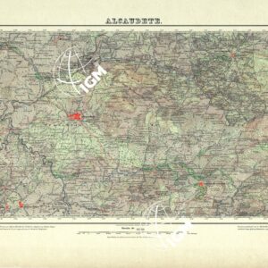 MAPA TOPOGRAFICO DE ESPANA - Alcaudete - Foglio 968