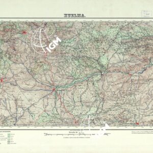 MAPA TOPOGRAFICO DE ESPANA - Huelma - Foglio 970