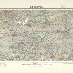 MAPA TOPOGRAFICO DE ESPANA - Chirivel - Foglio 973