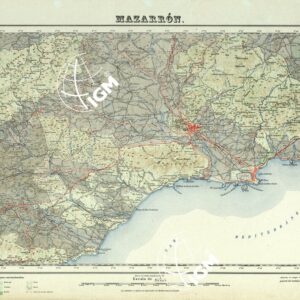 MAPA TOPOGRAFICO DE ESPANA - Mazarron - Foglio 976