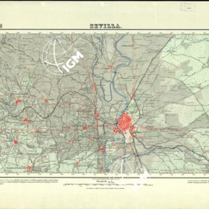 MAPA TOPOGRAFICO DE ESPANA - Sevilla - Foglio 984