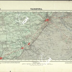 MAPA TOPOGRAFICO DE ESPANA - Carmona - Foglio 985