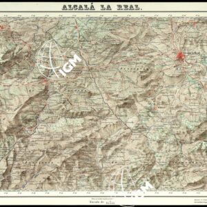 MAPA TOPOGRAFICO DE ESPANA - Alcala la Real - Foglio 990