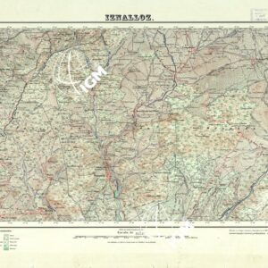 MAPA TOPOGRAFICO DE ESPANA - Iznalloz - Foglio 991