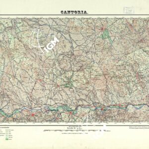 MAPA TOPOGRAFICO DE ESPANA - Cantoria - Foglio 995