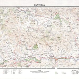 MAPA TOPOGRAFICO DE ESPANA - Cantoria - Foglio 995