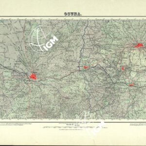 MAPA TOPOGRAFICO DE ESPANA - Osuna - Foglio 1005