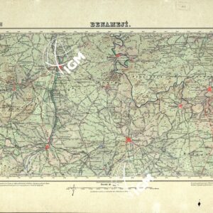 MAPA TOPOGRAFICO DE ESPANA - Benameji - Foglio 1006