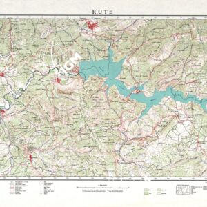 MAPA TOPOGRAFICO DE ESPANA - Rute - Foglio 1007