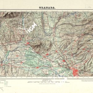 MAPA TOPOGRAFICO DE ESPANA - Granada - Foglio 1009