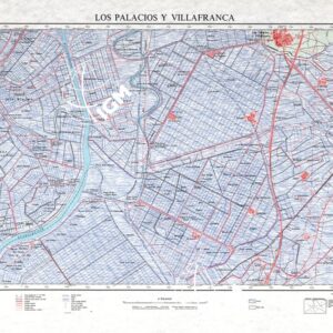 MAPA TOPOGRAFICO DE ESPANA - Los Placios y Villafranca - Foglio 1019