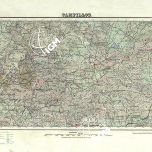 MAPA TOPOGRAFICO DE ESPANA - Campillos - foglio 1022