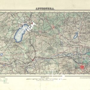 MAPA TOPOGRAFICO DE ESPANA - Antequera - Foglio 1023