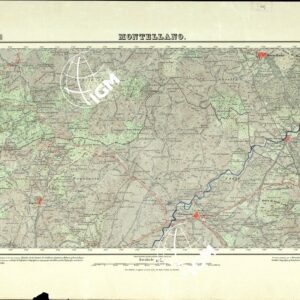MAPA TOPOGRAFICO DE ESPANA - Montellano - Foglio 1035