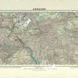 MAPA TOPOGRAFICO DE ESPANA - Ardales - Foglio 1038