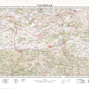 MAPA TOPOGRAFICO DE ESPANA - Colmenar - Foglio 1039