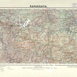 MAPA TOPOGRAFICO DE ESPANA - Zafarraya - Foglio 1040