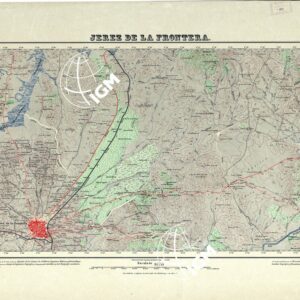 MAPA TOPOGRAFICO DE ESPANA - Jerez de la Frontera - Foglio 1048
