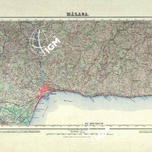 MAPA TOPOGRAFICO DE ESPANA - Malaga - Foglio 1053